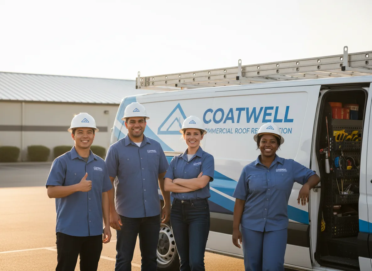 Commercial roof coating company in Stow, NY